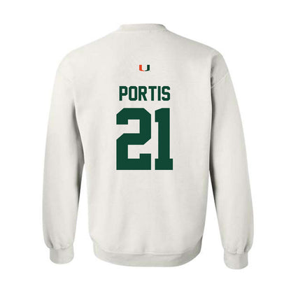 Miami - NCAA Football : Camdin Portis - Classic Shersey Crewneck Sweatshirt-1