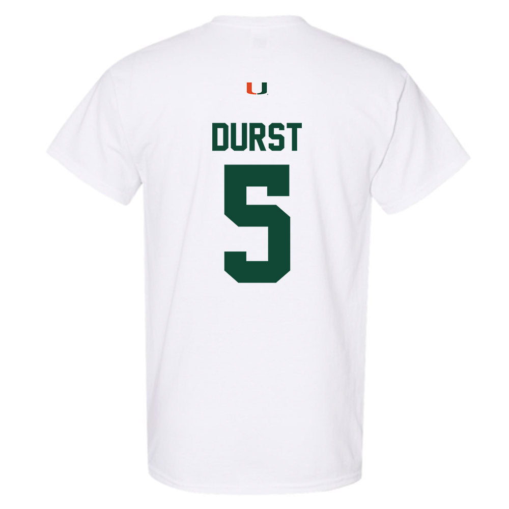 Miami - NCAA Women's Volleyball : Olivia Durst - Classic Shersey T-Shirt-1
