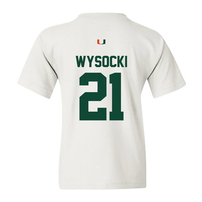 Miami - NCAA Women's Soccer : Carlie Wysocki - Classic Shersey Youth T-Shirt-1
