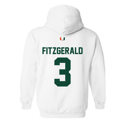 Miami - NCAA Football : Bryce Fitzgerald - Classic Shersey Hooded Sweatshirt-1