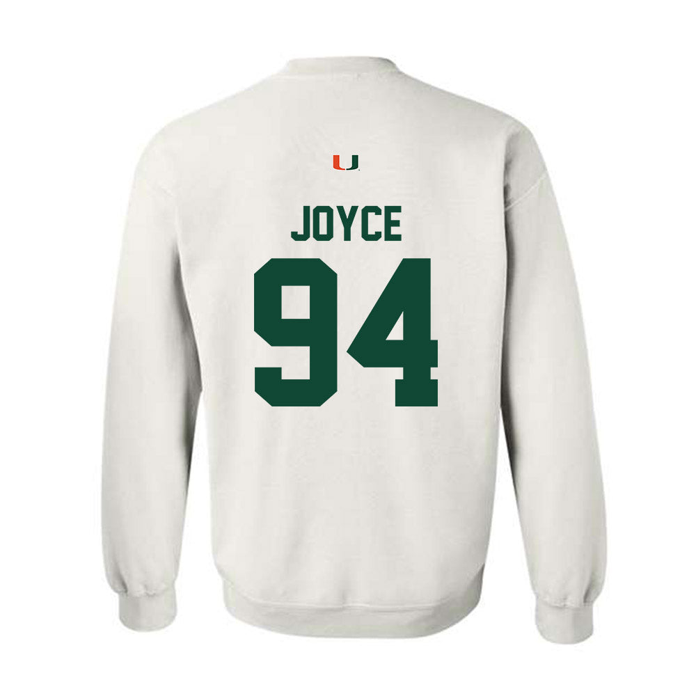 Miami - NCAA Football : Dylan Joyce - Classic Shersey Crewneck Sweatshirt-1