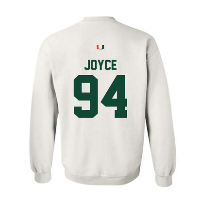Miami - NCAA Football : Dylan Joyce - Classic Shersey Crewneck Sweatshirt-1