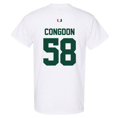 Miami - NCAA Football : Ben Congdon - Classic Shersey T-Shirt-1