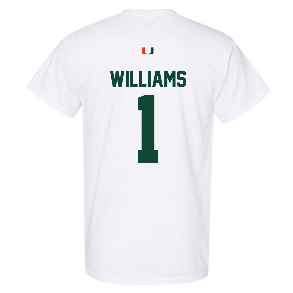 Miami - NCAA Women's Basketball : Camille Williams - Classic Shersey T-Shirt-1
