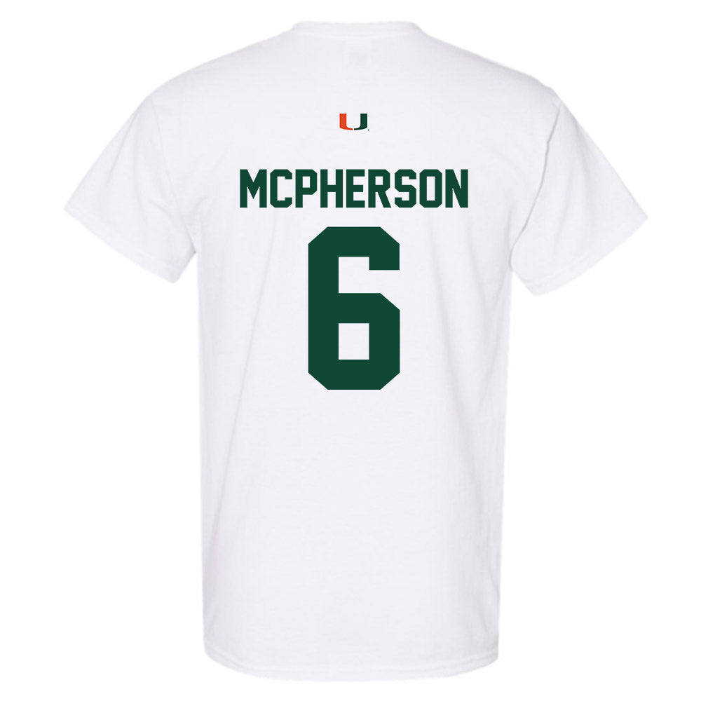 Miami - NCAA Women's Soccer : Jaileah Mcpherson - Classic Shersey T-Shirt-1
