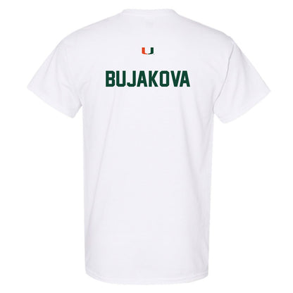 Miami - NCAA Women's Golf : Barbora Bujakova - Classic Shersey T-Shirt-1