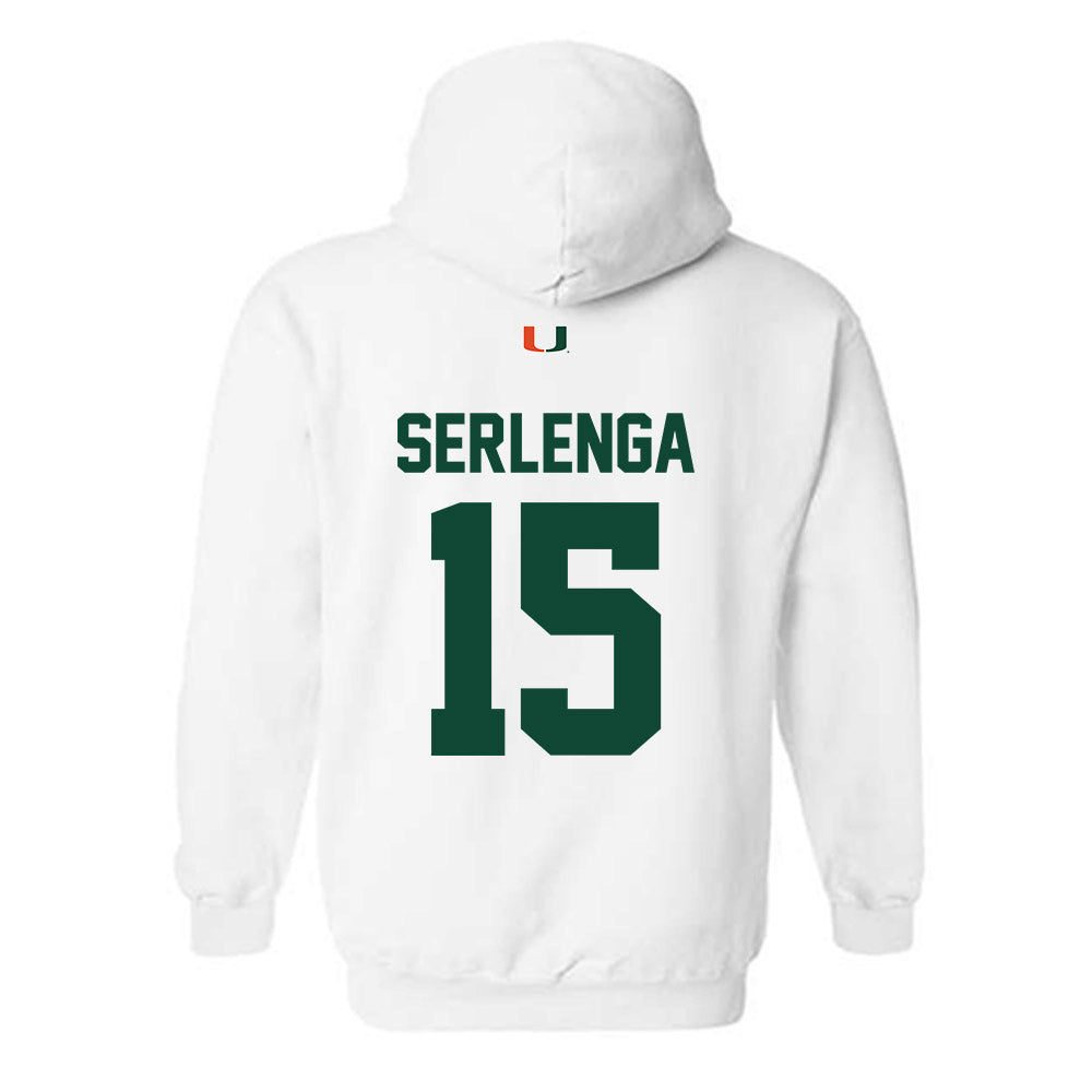 Miami - NCAA Women's Soccer : Allie Serlenga - Classic Shersey Hooded Sweatshirt-1
