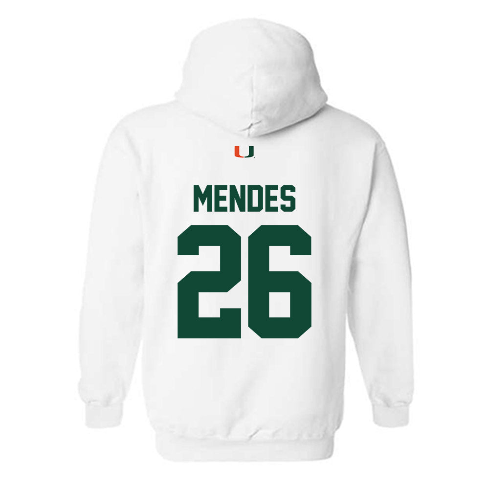 Miami - NCAA Women's Basketball : Dayana Mendes - Classic Shersey Hooded Sweatshirt-1