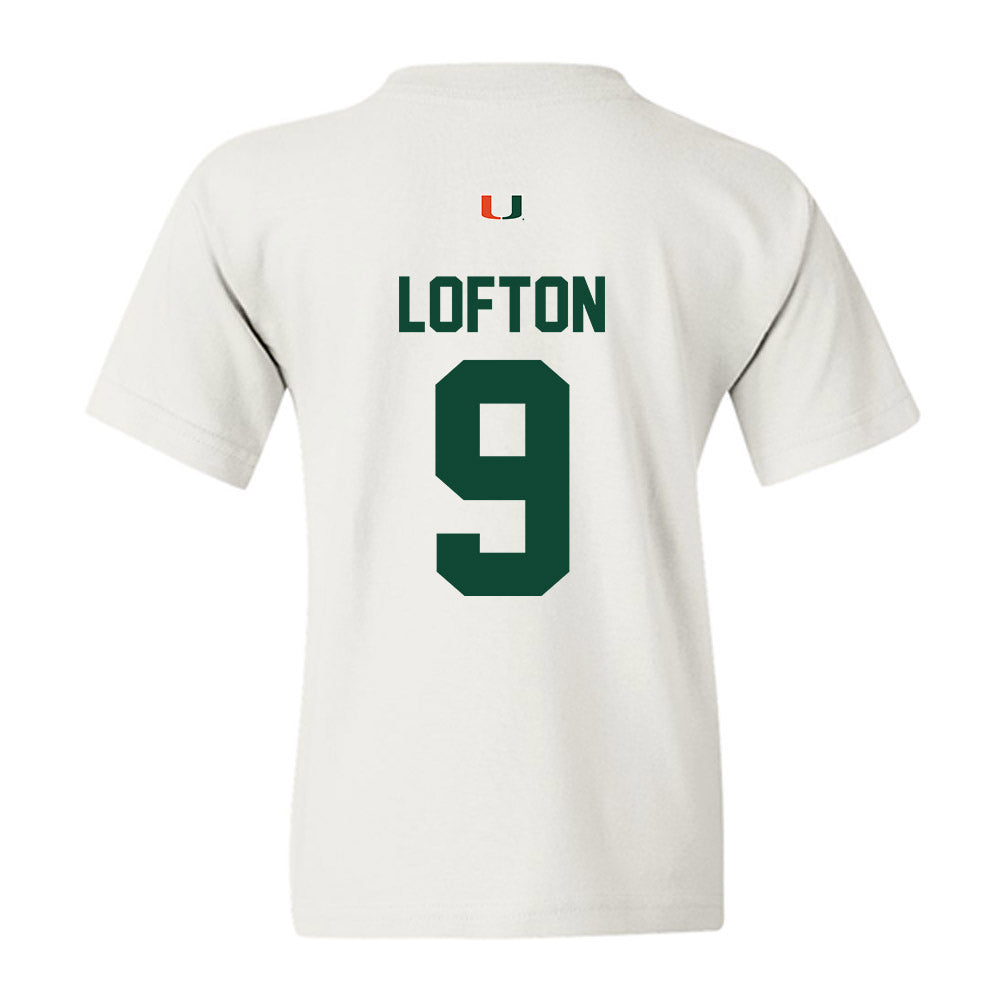 Miami - NCAA Football : Elija Lofton - Classic Shersey Youth T-Shirt-1