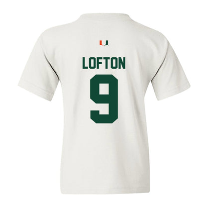 Miami - NCAA Football : Elija Lofton - Classic Shersey Youth T-Shirt-1