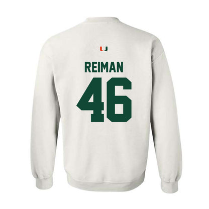 Miami - NCAA Football : Dylan Reiman - Classic Shersey Crewneck Sweatshirt