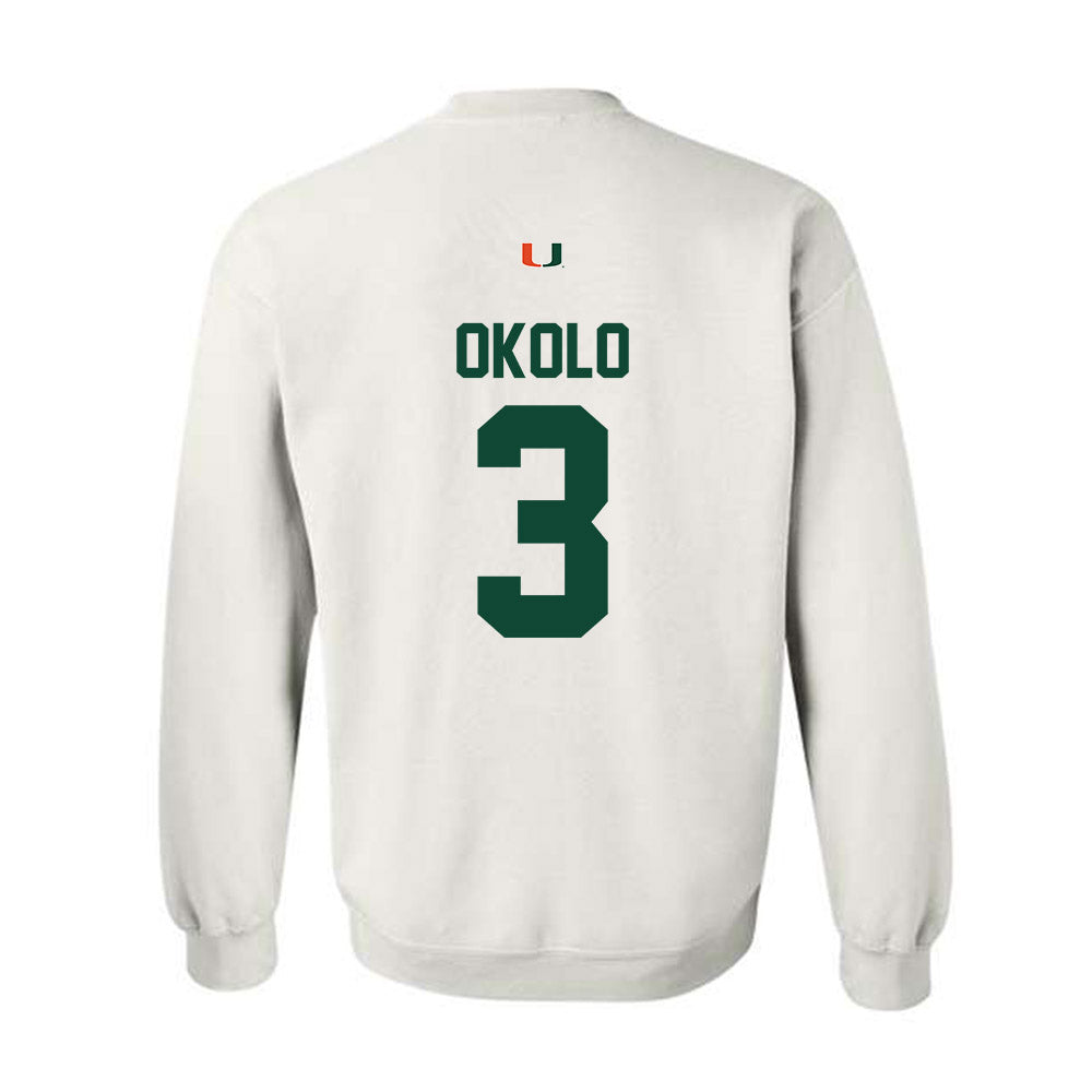 Miami - NCAA Women's Basketball : Soma Okolo - Classic Shersey Crewneck Sweatshirt-1