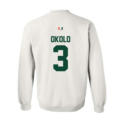 Miami - NCAA Women's Basketball : Soma Okolo - Classic Shersey Crewneck Sweatshirt-1
