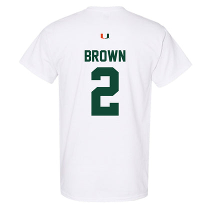 Miami - NCAA Football : Damari Brown - Classic Shersey T-Shirt-1
