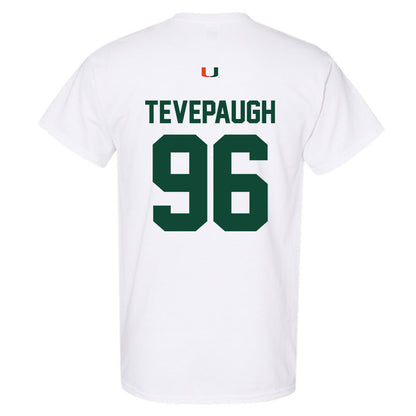 Miami - NCAA Football : Tucker Tevepaugh - Classic Shersey T-Shirt-1