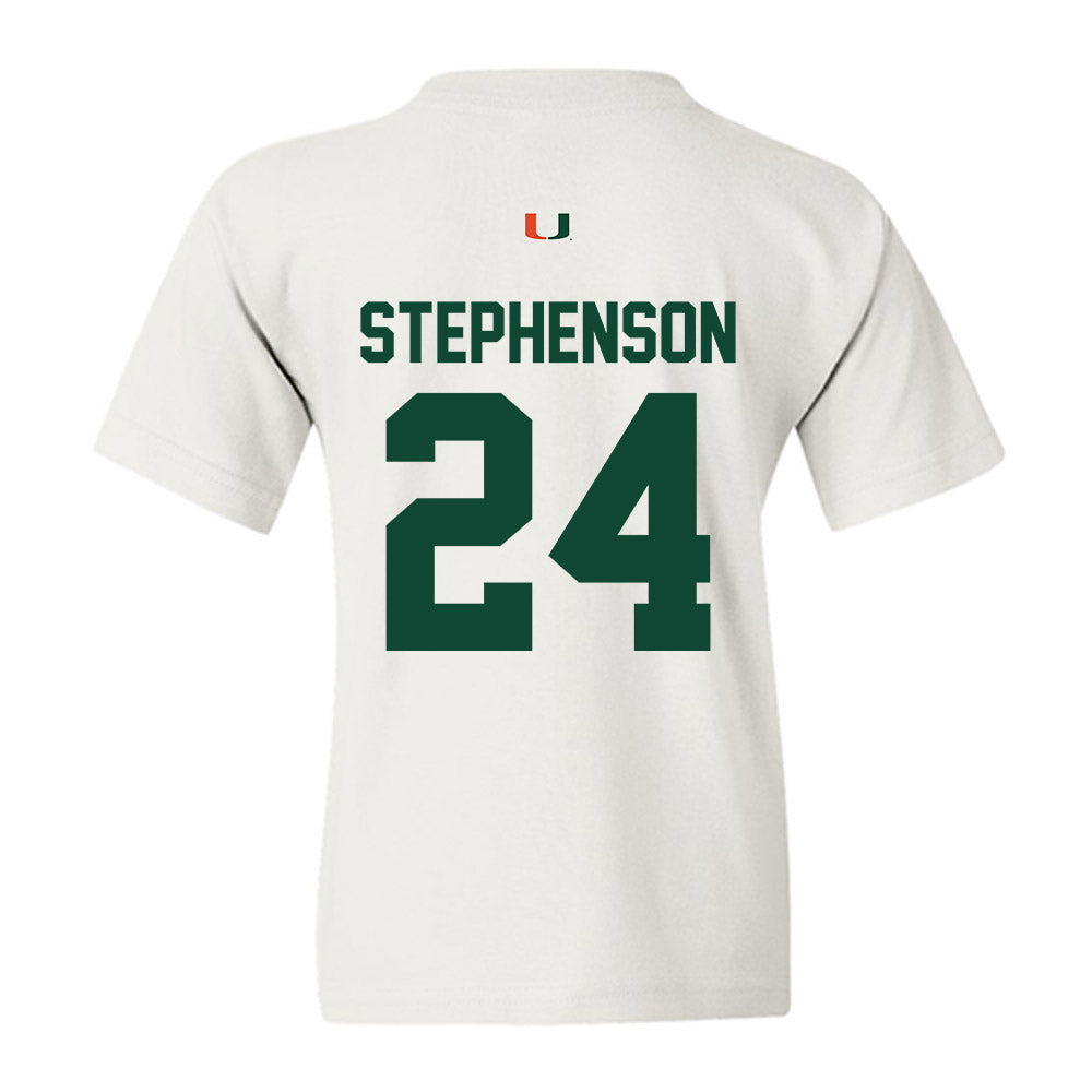 Miami - NCAA Women's Soccer : Alyssa Stephenson - Classic Shersey Youth T-Shirt-1