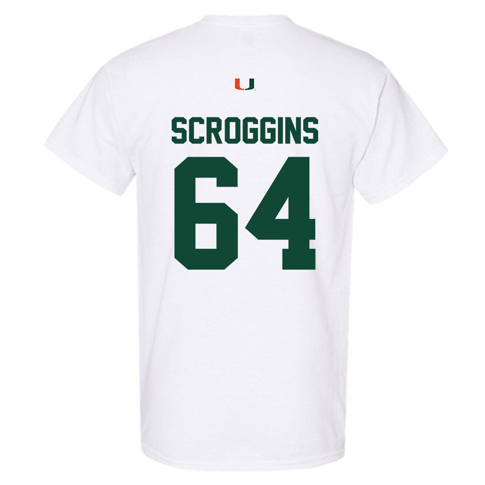 Miami - NCAA Football : Ralph Scroggins - Classic Shersey T-Shirt-1