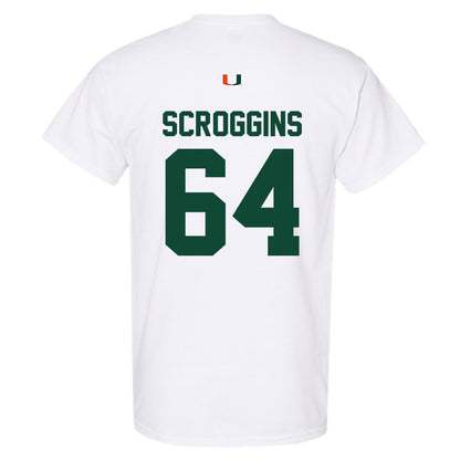 Miami - NCAA Football : Ralph Scroggins - Classic Shersey T-Shirt-1