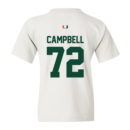Miami - NCAA Football : Demetrius Campbell - Classic Shersey Youth T-Shirt-1