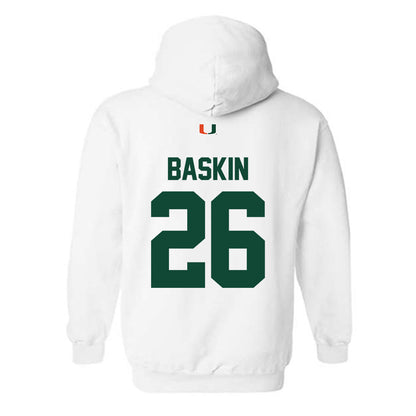 Miami - NCAA Women's Volleyball : Simone Baskin - Classic Shersey Hooded Sweatshirt-1