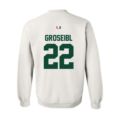 Miami - NCAA Women's Soccer : Sara Groseibl - Classic Shersey Crewneck Sweatshirt-1