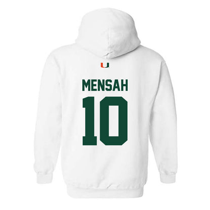 Miami - NCAA Football : Darian Mensah - Classic Shersey Hooded Sweatshirt-1
