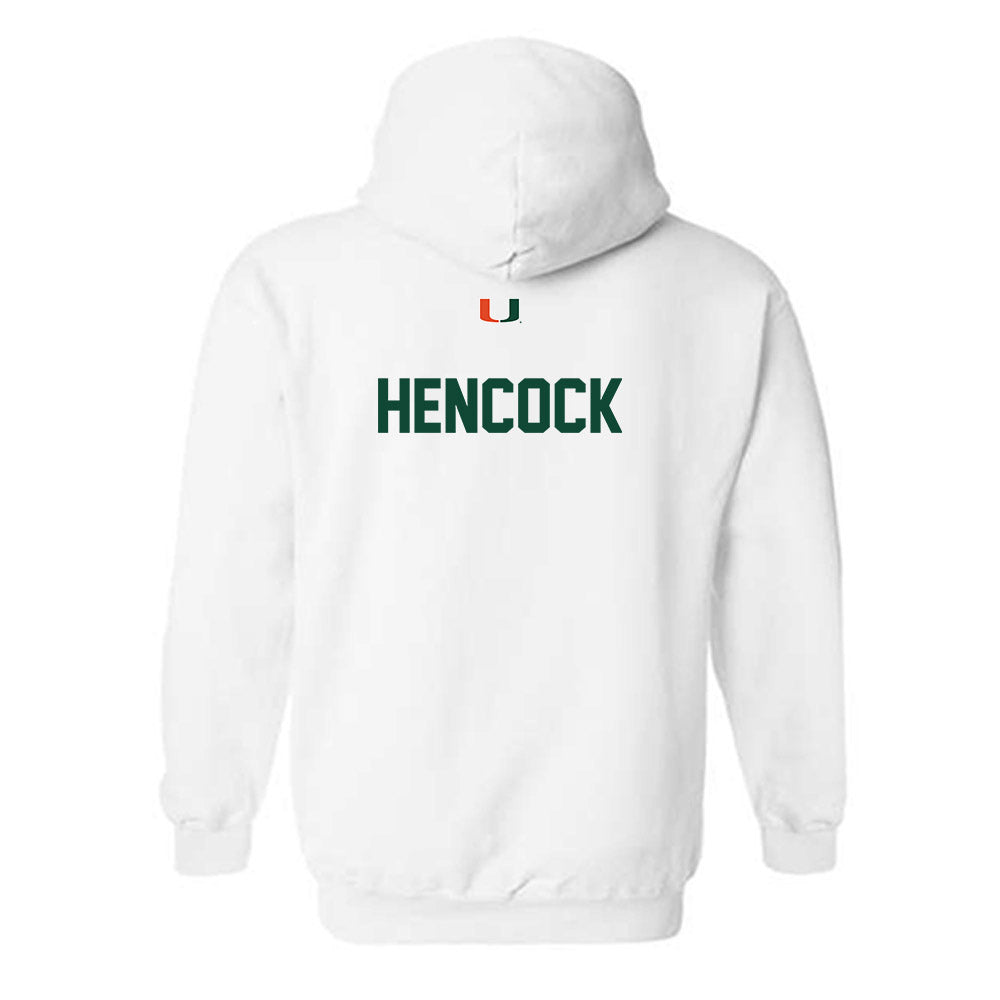 Miami - NCAA Women's Track & Field : Emma Hencock - Classic Shersey Hooded Sweatshirt-1