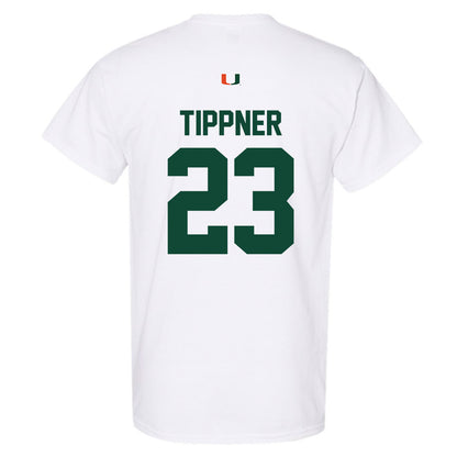 Miami - NCAA Women's Basketball : Meredith Tippner - Classic Shersey T-Shirt-1
