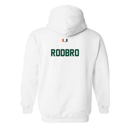 Miami - NCAA Women's Track & Field : Lucia Rodbro - Classic Shersey Hooded Sweatshirt-1