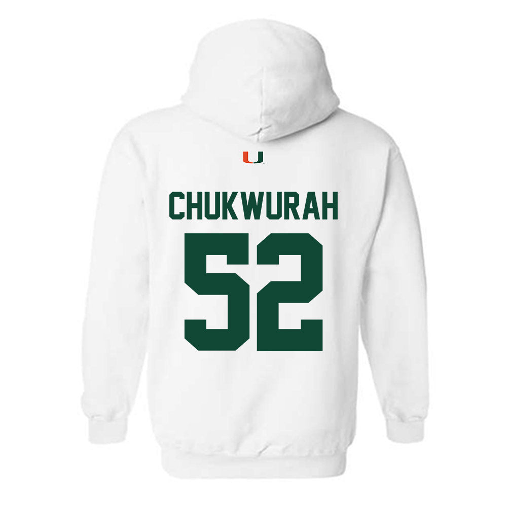 Miami - NCAA Football : Isaac Chukwurah - Classic Shersey Hooded Sweatshirt-1