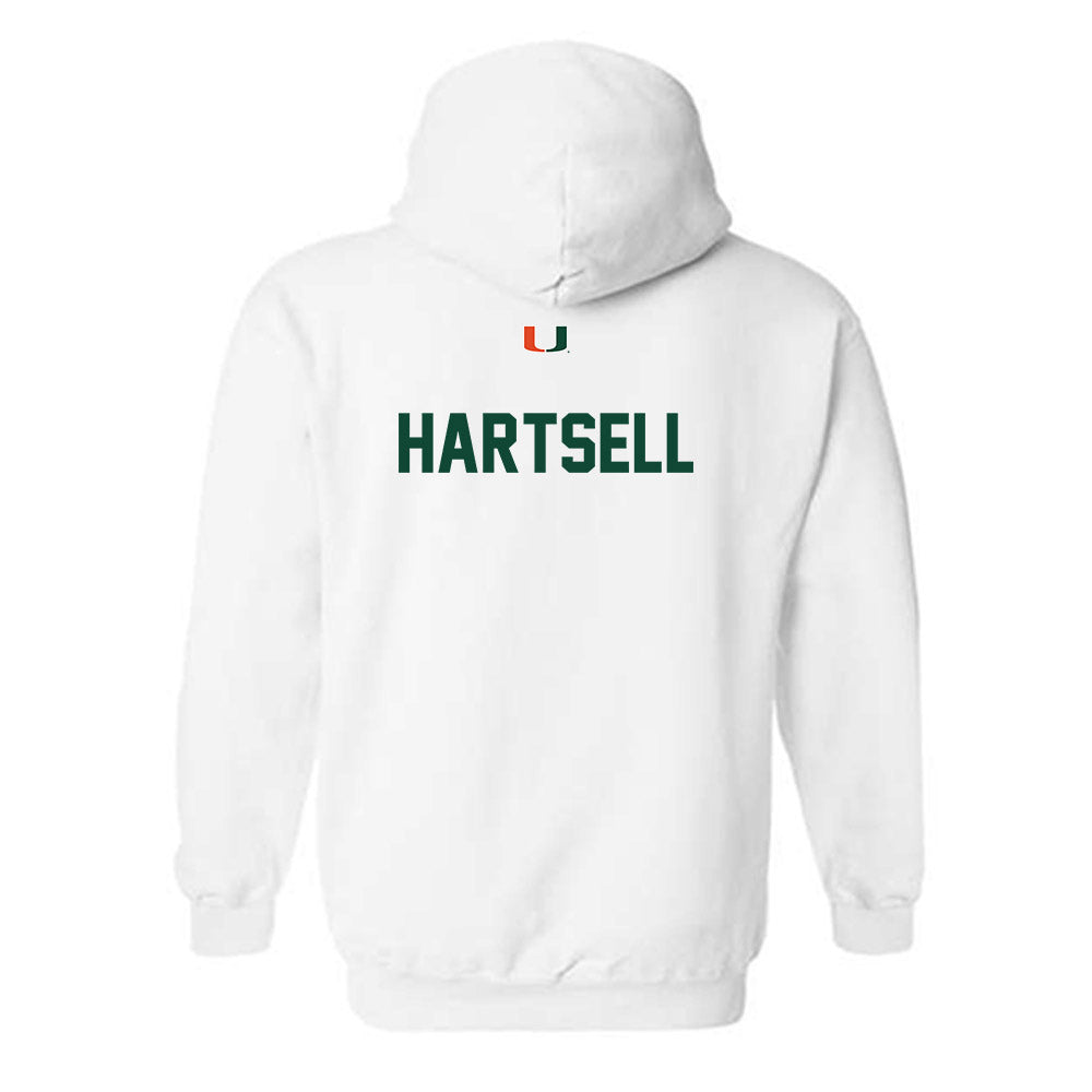 Miami - NCAA Dance Team : Ella Hartsell - Classic Shersey Hooded Sweatshirt-1