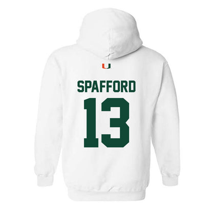 Miami - NCAA Football : Vance Spafford - Classic Shersey Hooded Sweatshirt-1