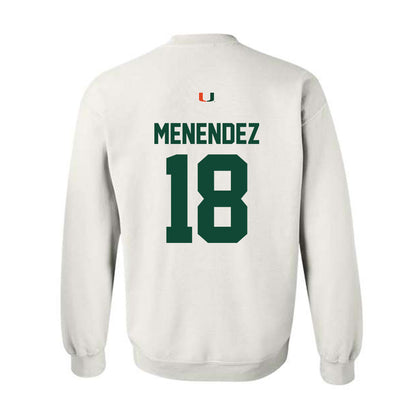 Miami - NCAA Baseball : Frank Menendez - Classic Shersey Crewneck Sweatshirt-1