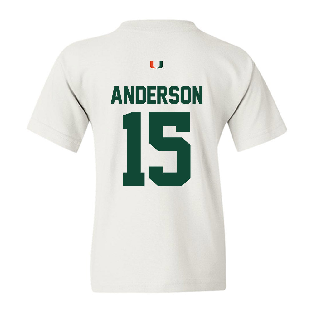 Miami - NCAA Football : Judd Anderson - Classic Shersey Youth T-Shirt-1