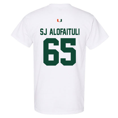 Miami - NCAA Football : Seuseu "SJ" Alofaituli - Classic Shersey T-Shirt-1