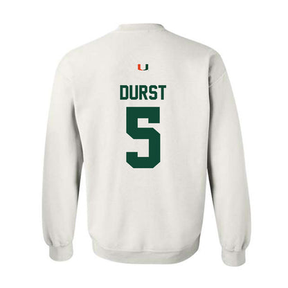 Miami - NCAA Women's Volleyball : Olivia Durst - Classic Shersey Crewneck Sweatshirt-1