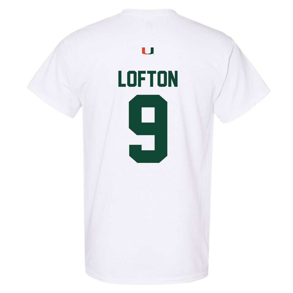 Miami - NCAA Football : Elija Lofton - Classic Shersey T-Shirt-1