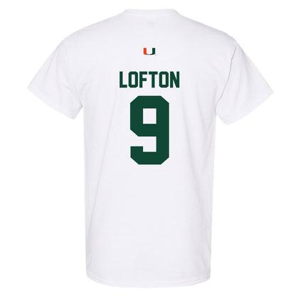 Miami - NCAA Football : Elija Lofton - Classic Shersey T-Shirt-1