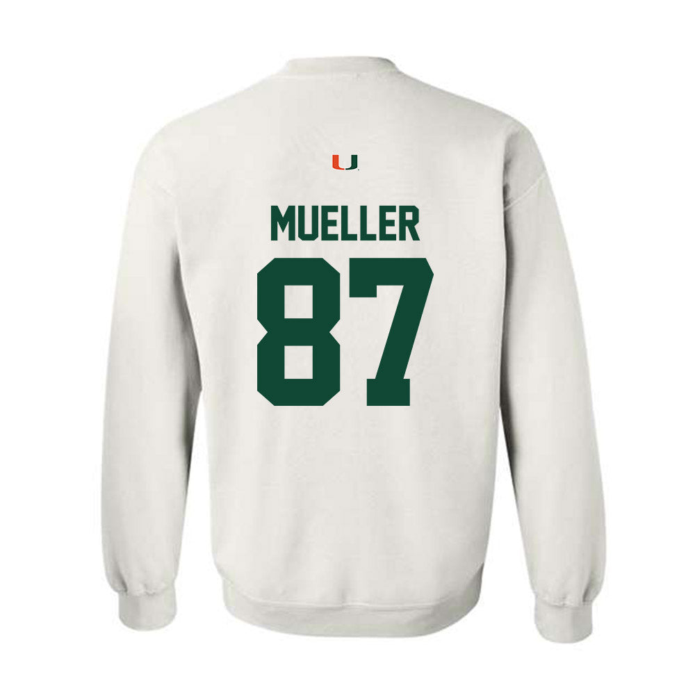 Miami - NCAA Football : Gavin Mueller - Classic Shersey Crewneck Sweatshirt-1