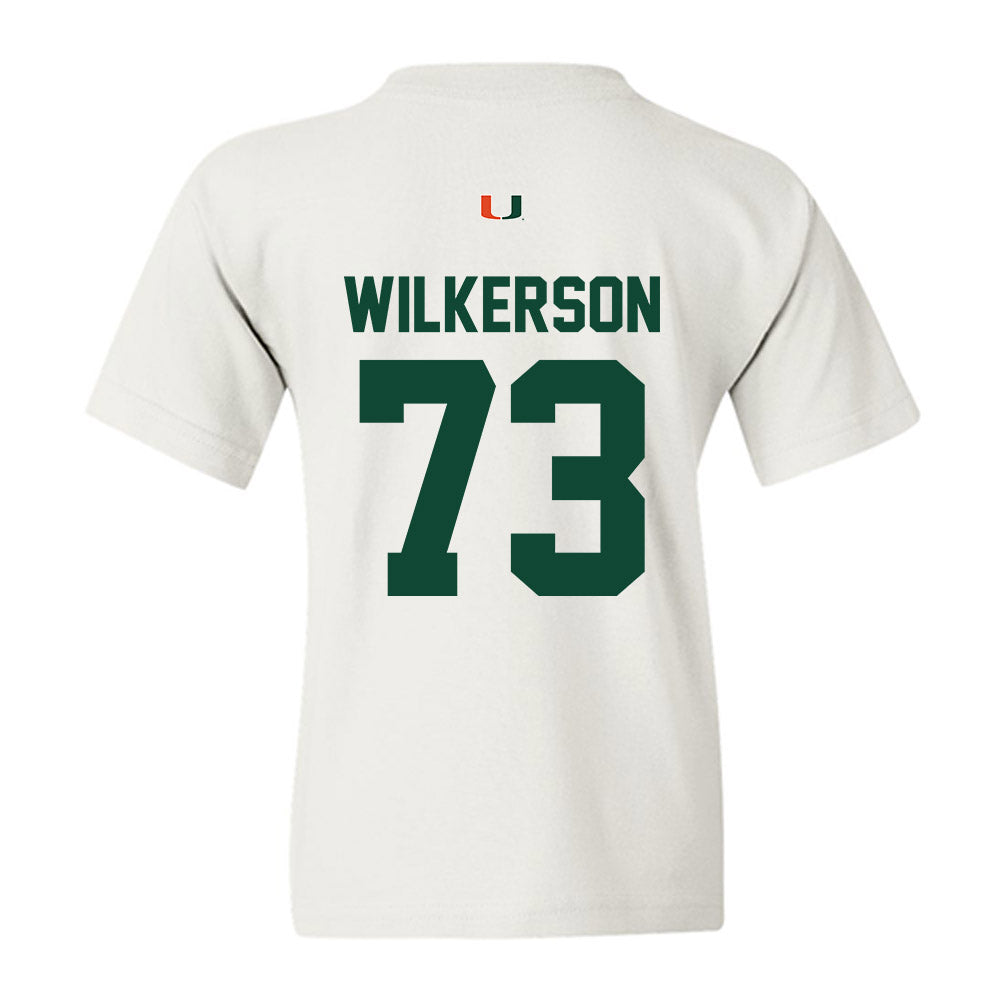 Miami - NCAA Football : Jaden Wilkerson - Classic Shersey Youth T-Shirt-1