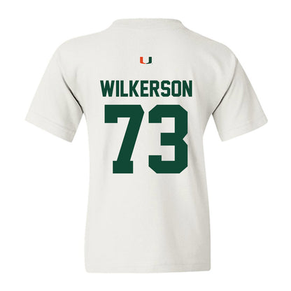 Miami - NCAA Football : Jaden Wilkerson - Classic Shersey Youth T-Shirt-1