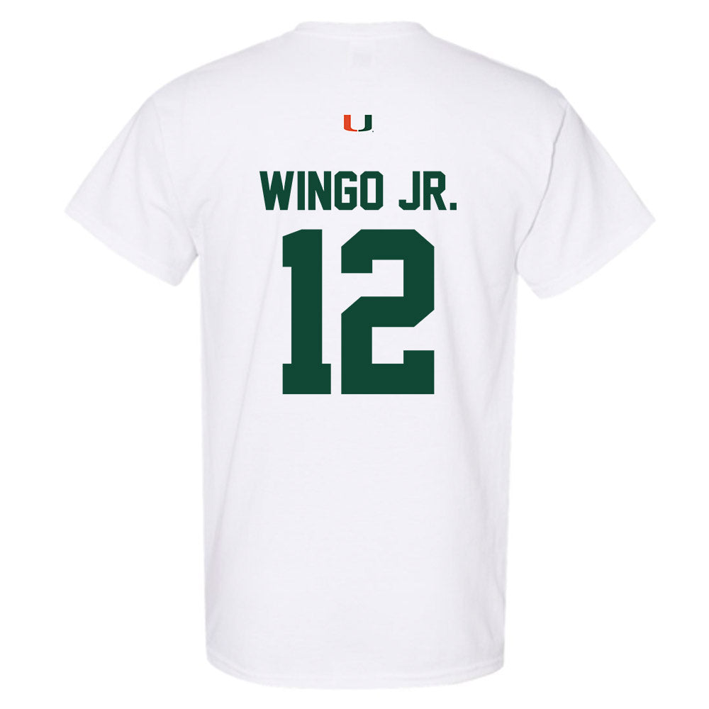 Miami - NCAA Football : Somourian Wingo Jr. - Classic Shersey T-Shirt-1