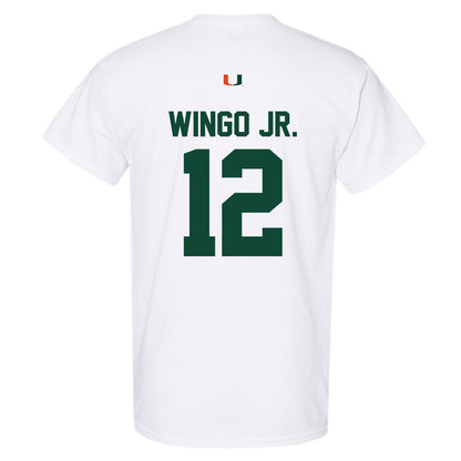 Miami - NCAA Football : Somourian Wingo Jr. - Classic Shersey T-Shirt-1