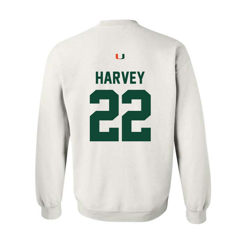 Miami - NCAA Women's Volleyball : Asia Harvey - Classic Shersey Crewneck Sweatshirt-1