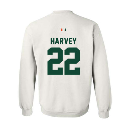 Miami - NCAA Women's Volleyball : Asia Harvey - Classic Shersey Crewneck Sweatshirt-1