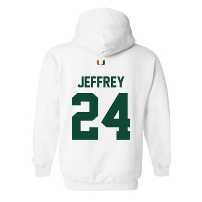 Miami - NCAA Baseball : Donavan Jeffrey - Classic Shersey Hooded Sweatshirt-1