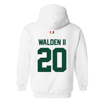 Miami - NCAA Football : Terrell Walden II - Classic Shersey Hooded Sweatshirt-1