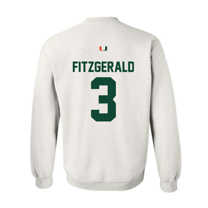 Miami - NCAA Football : Bryce Fitzgerald - Classic Shersey Crewneck Sweatshirt-1
