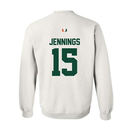Miami - NCAA Football : Brody Jennings - Classic Shersey Crewneck Sweatshirt-1