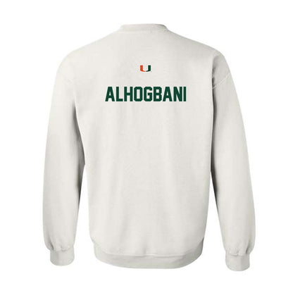Miami - NCAA Men's Tennis : Saud Alhogbani - Classic Shersey Crewneck Sweatshirt-1